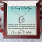 I'm Sorry - Deeply Regret - Forever Love Necklace