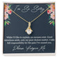 I'm Sorry - No Excuses Exist - Alluring Beauty Necklace