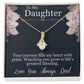 Daughter from Dad - Watching you Grow - Alluring Beauty Necklace