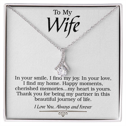 Wife - In Your Smile - Alluring Beauty Necklace