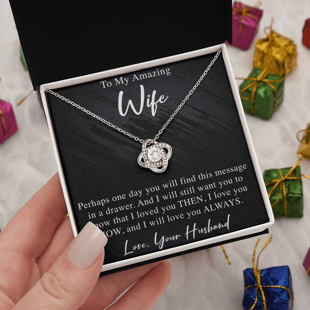 Wife - One Day - Love Knot Necklace